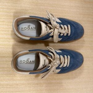 Blue hogan sneakers